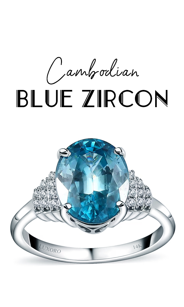 Cambodian Blue Zircon with Emily Mae